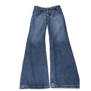 GAP Original Boot Cut Jeans Size 10 Blue 2011 Frayed Hem